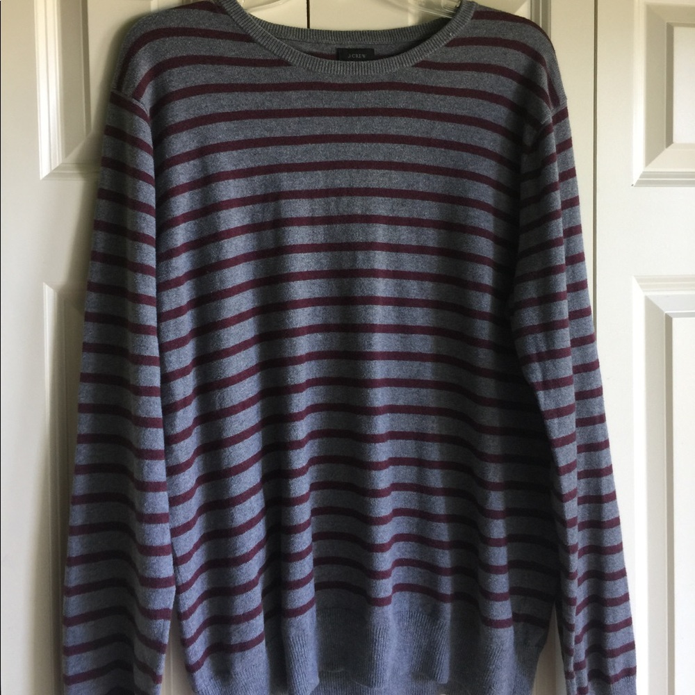 J Crew stripped sweater